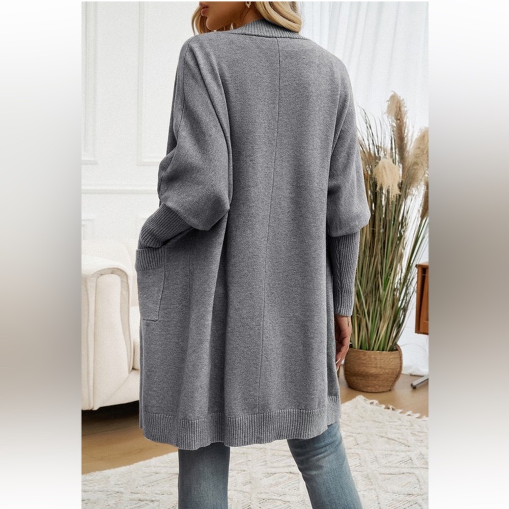 Gray Cardigan - Picture 2 of 3